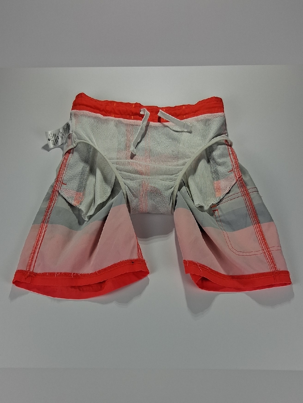 Boys Wonder Nation Swimming Trunks Size Medium (8) Sunset Palm - Red/Orange - Picture 6 of 10